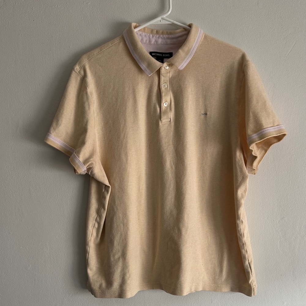 Michael Kors Beige Polo Shirt for Men